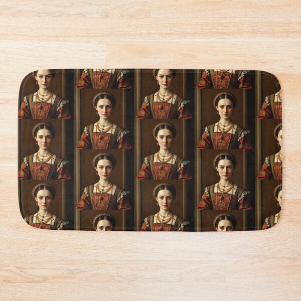Item preview, Tudor Era Courtier woman in a beautiful period dress portrait art designed and sold by Vintage Designs +.