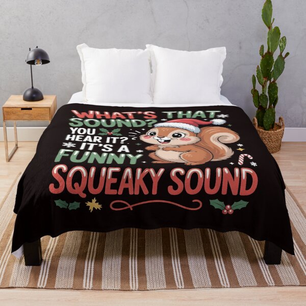 Item preview, It’s a Funny Squeaky Sound - Christmas Squirrel Humor designed and sold by Redgiant87x.