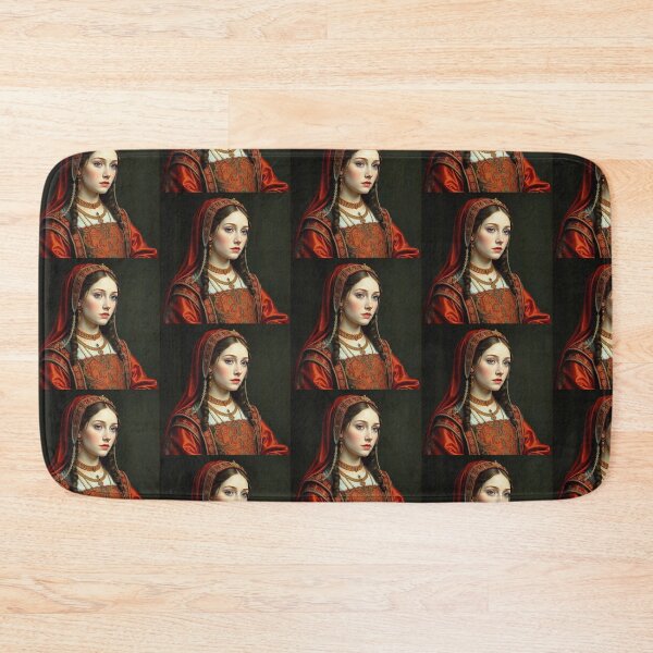 Item preview, Tudor Era Courtier woman in a beautiful period dress portrait art designed and sold by Vintage Designs +.