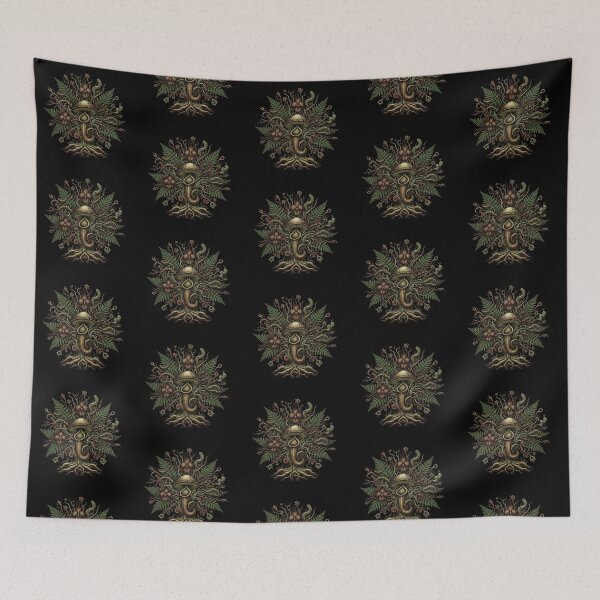 Item preview, Dark Botanical Carnivorous Pitcher Plant and Ferns designed and sold by zzz888.