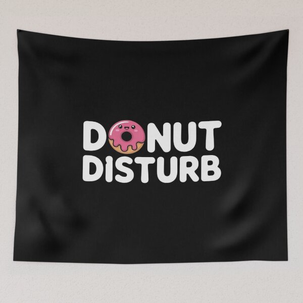 Item preview, Donut Pajama Sleep Pun Quote Don't Disturb  designed and sold by BeetleMalon.
