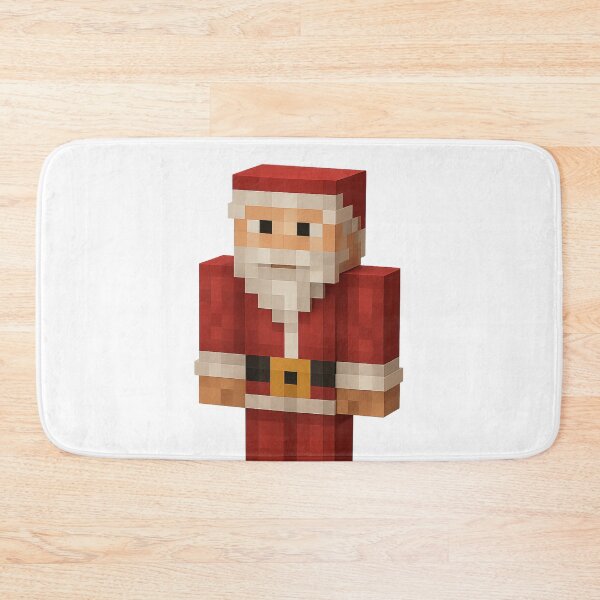 Item preview, Santa Claus, Minecraft Style! Blocky, Jolly & Ready for Christmas designed and sold by DibujandoPorfa.