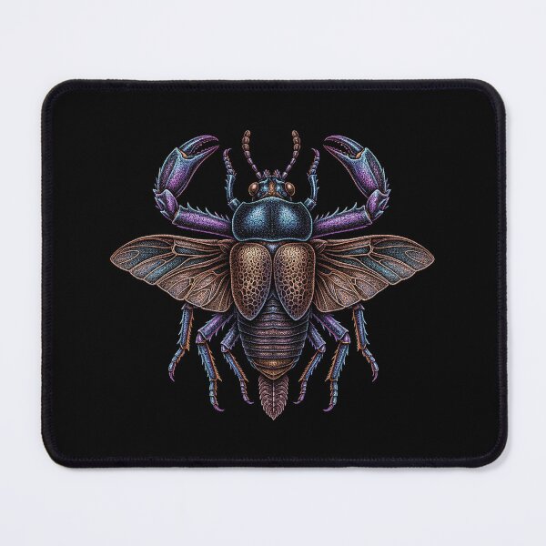 Item preview, Mystical Metallic Purple and Copper Beetle Art designed and sold by zzz888.