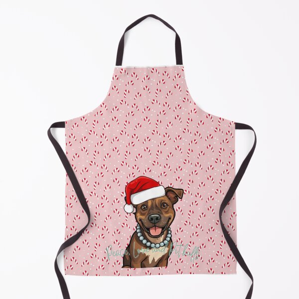 Item preview, Peace Love and pit bulls Candy Canes designed and sold by BrindleBabes.