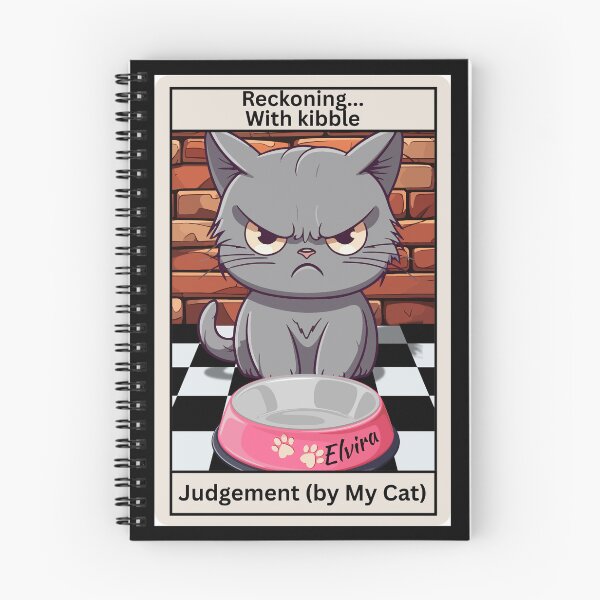 Item preview, Judgment (By my Cat) designed and sold by the-tarot-bard.