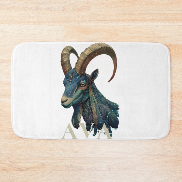 Item preview, Ava – Capricorn Zodiac Sea-Goat Design designed and sold by AlexLineArt.