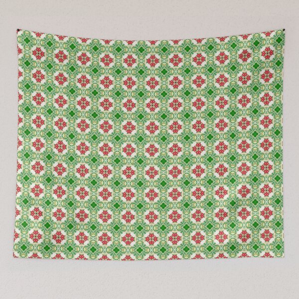 Item preview, chiku conventional happiness good luck happy new year seamless colorful repeat pattern designed and sold by Abrahamjrnd.