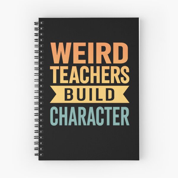 Item preview, Weird Teachers Build Character Retro Funny Teacher designed and sold by hemagamo.