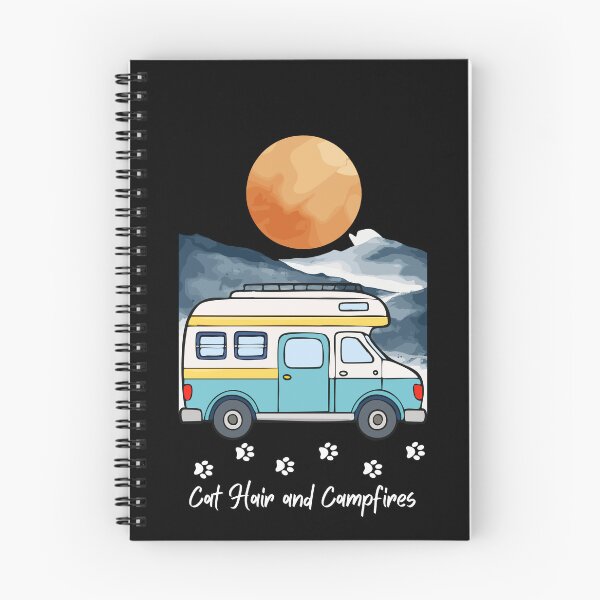 Item preview, Cat Hair and Campfires. RV and Cat design designed and sold by SofikoDesigns.