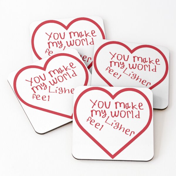 Item preview, You Make My World Feel Lighter designed and sold by kinpirks.