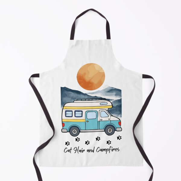 Item preview, Pelo de gato y fogatas. Diseño de autocaravanas y gatos. designed and sold by SofikoDesigns.