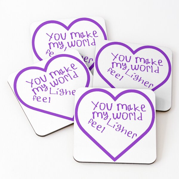 Item preview, You Make My World Feel Lighter designed and sold by kinpirks.