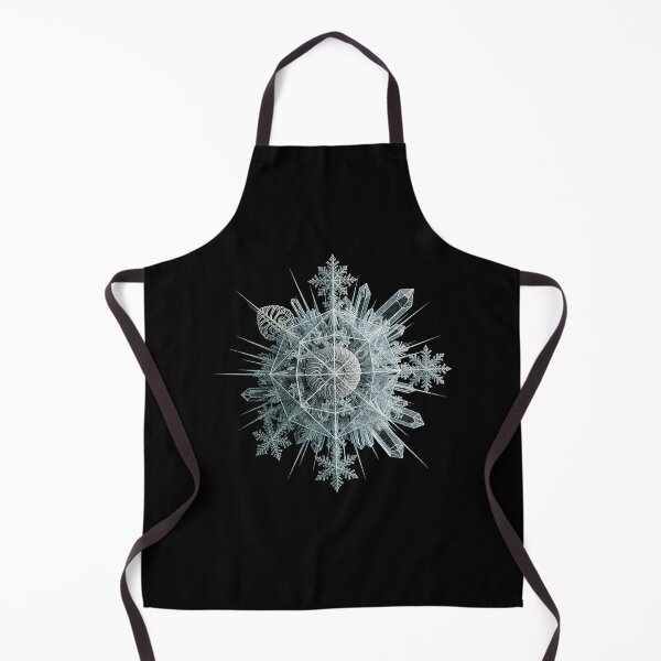 Item preview, Ethereal Icy Crystal Mandala and Geometric Snowflake designed and sold by zzz888.