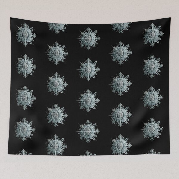 Item preview, Ethereal Icy Crystal Mandala and Geometric Snowflake designed and sold by zzz888.