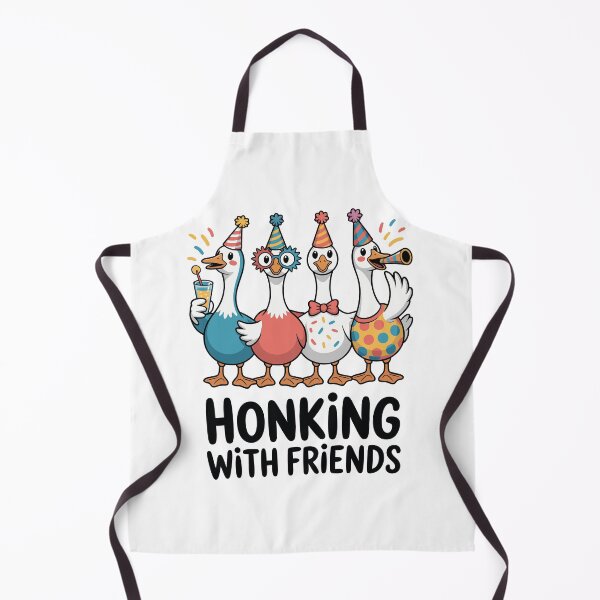 Item preview, Four joyful geese celebrating a friends designed and sold by TeezTales.