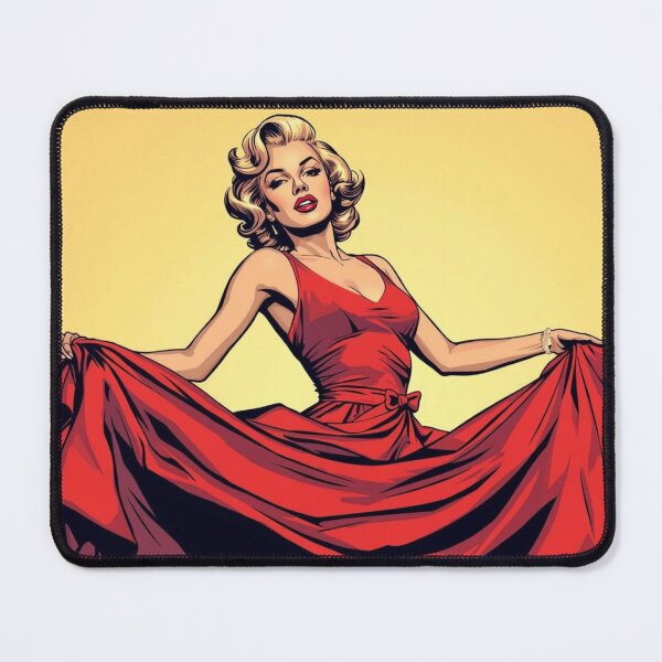 Artikelvorschau, Vintage Retro Comic Sticker Marilyn Design entworfen und verkauft von MiloOfficial.