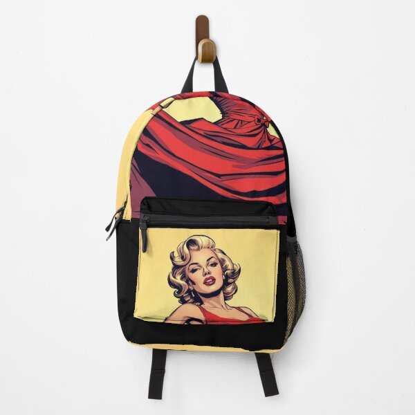 Item preview, Vintage Retro Comic Sticker Marilyn Design designed and sold by MiloOfficial.