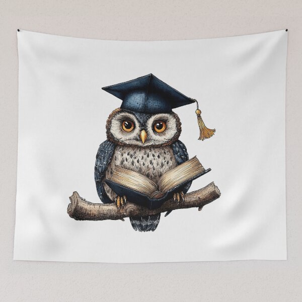 Item preview, Graduation Owl with Book designed and sold by Liededrom..