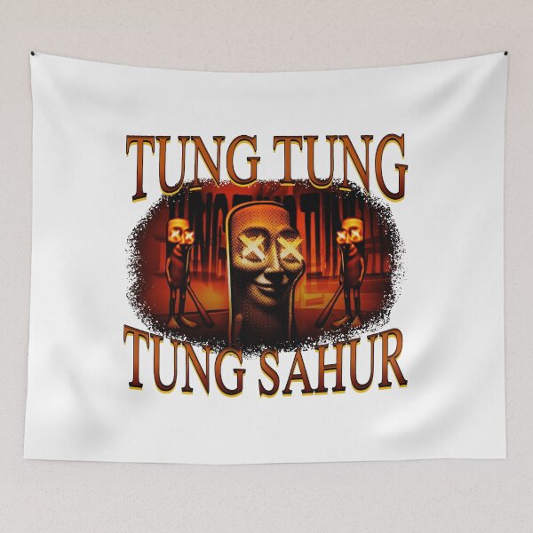 Item preview, Tung Tung Tung Sahur Italian Brainrot Meme designed and sold by cugbandio.
