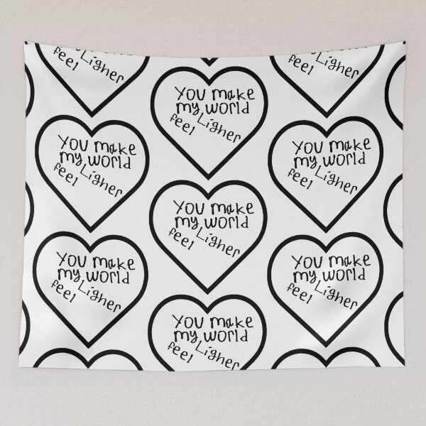 Item preview, You Make My World Feel Lighter designed and sold by kinpirks.