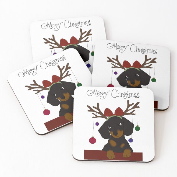 Item preview, Christmas wiener dog designed and sold by Mossy.em.