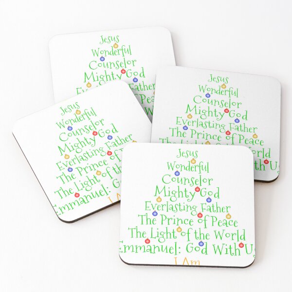 Item preview, Christian Christmas Shirts Bible Names of Jesus Tree Shaped designed and sold by ArleneRowe.
