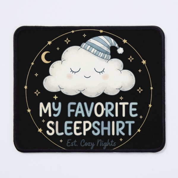 Item preview, This Is My Favorite Sleepshirt - Cozy Minimalist Pajama Graphic Gift designed and sold by Wear Sculpt.