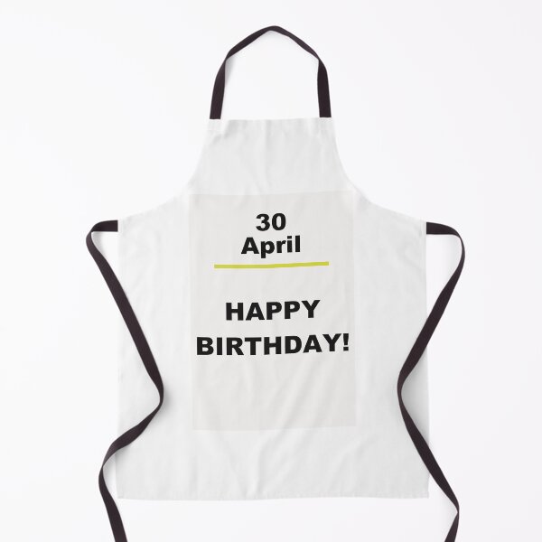 Artikelvorschau, Minimalistisches Design zum Geburtstag – 30. April entworfen und verkauft von ariksworld.
