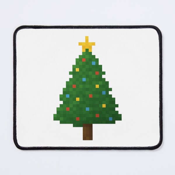 Item preview, Christmas Tree Santa Claus, Minecraft Style! Blocky, Jolly & Ready for Christmas designed and sold by DibujandoPorfa.