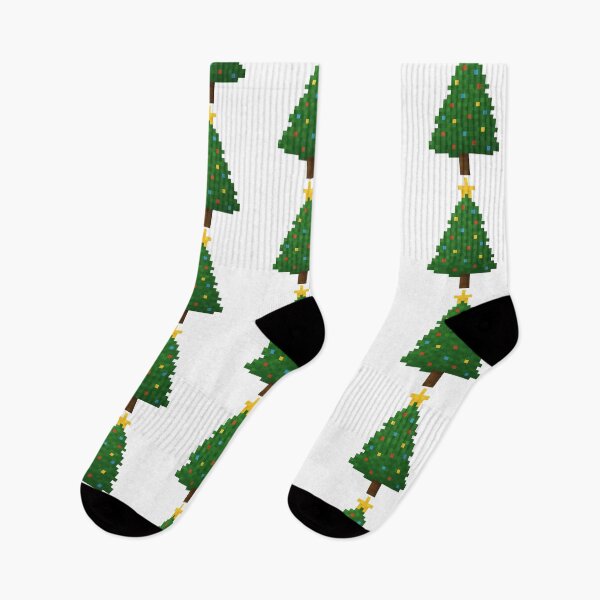 Item preview, Christmas Tree Santa Claus, Minecraft Style! Blocky, Jolly & Ready for Christmas designed and sold by DibujandoPorfa.