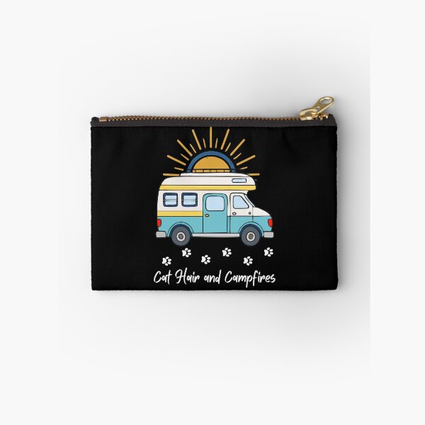 Item preview, Cat Hair and Campfires. RV and Cat design designed and sold by SofikoDesigns.