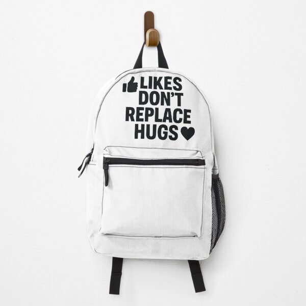 Item preview, Likes Don’t Replace Hugs – Minimalist Viral Message Design designed and sold by JonathanP514.