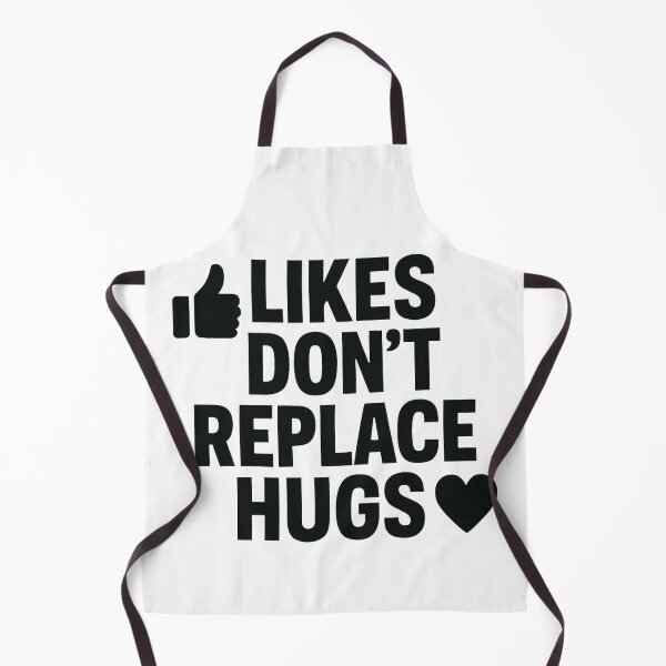 Item preview, Likes Don’t Replace Hugs – Minimalist Viral Message Design designed and sold by JonathanP514.