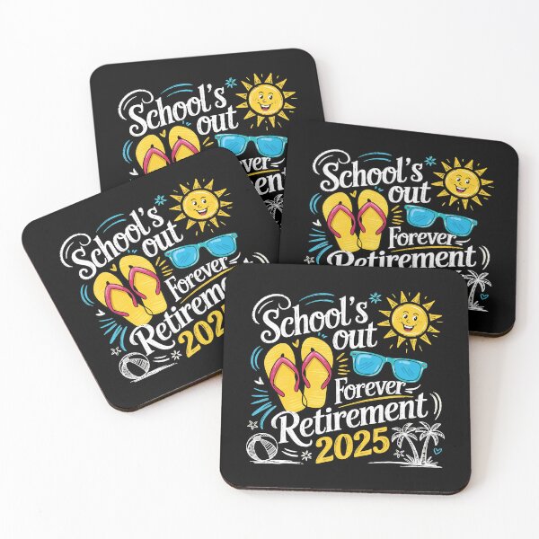 Item preview, Schools Out Forever Teacher Retirement 2025 Happy Retired  designed and sold by elmafuentesz.