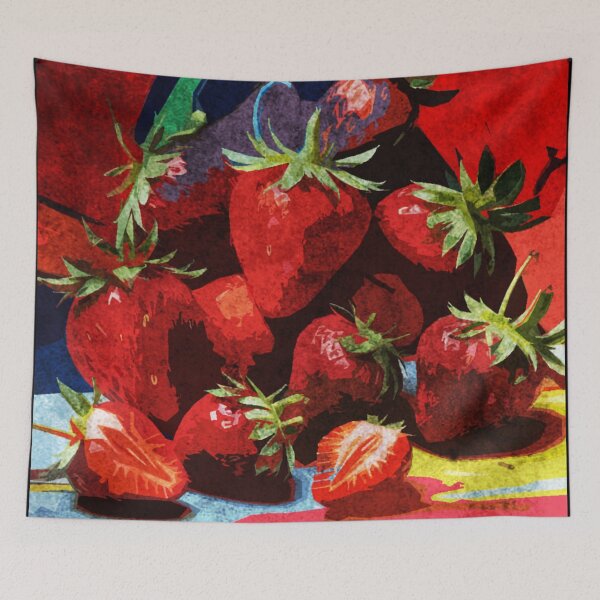 Item preview, Abstract strawberry designed and sold by kinpirks.