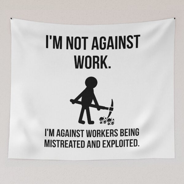 Item preview, Labor rights design designed and sold by Rachel the Artist .