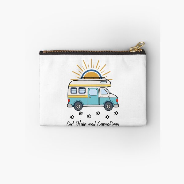 Item preview, Cat Hair and Campfires. RV and Cat design designed and sold by SofikoDesigns.
