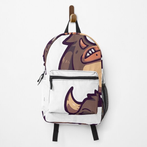 Item preview, Angry Little Brown Monster - Cute but Furious Creature designed and sold by The Grumpy Pet Club.