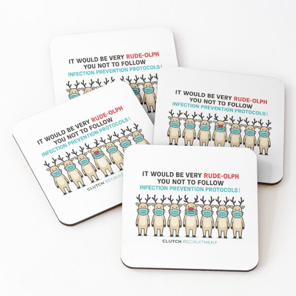 Item preview, Don't Be Rude-olph, Follow Protocols! designed and sold by clutchREC.