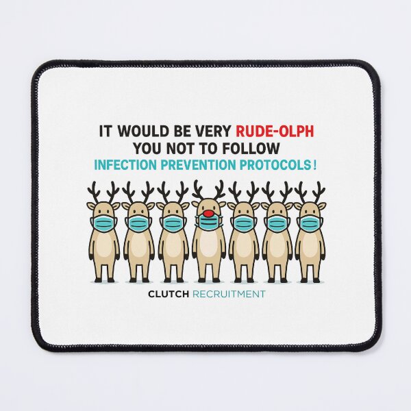 Item preview, Don't Be Rude-olph, Follow Protocols! designed and sold by clutchREC.