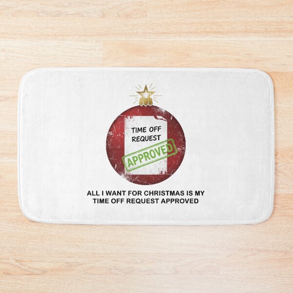 Item preview, Time Off Request Approved T-Shirt | Funny Work Christmas HR Gift designed and sold by SylwiaPrint.