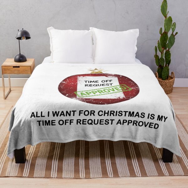 Item preview, Time Off Request Approved T-Shirt | Funny Work Christmas HR Gift designed and sold by SylwiaPrint.