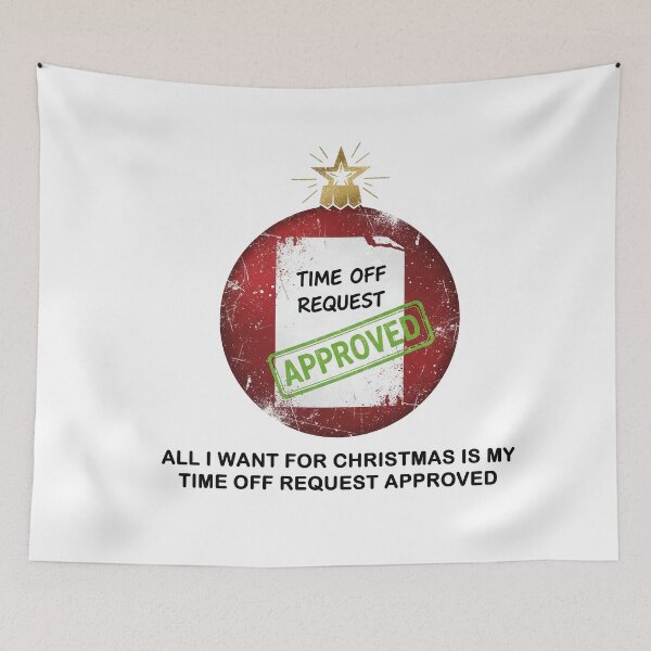 Item preview, Time Off Request Approved T-Shirt | Funny Work Christmas HR Gift designed and sold by SylwiaPrint.