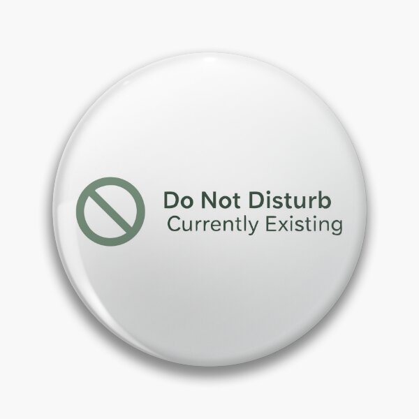 Item preview, Funny Minimalist Do Not Disturb Shirt | Currently Existing Introvert DND Tee designed and sold by mantra2023.