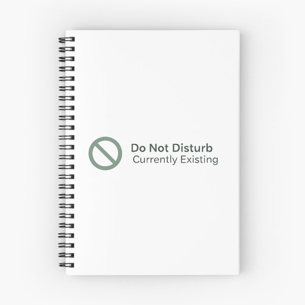 Item preview, Funny Minimalist Do Not Disturb Shirt | Currently Existing Introvert DND Tee designed and sold by mantra2023.