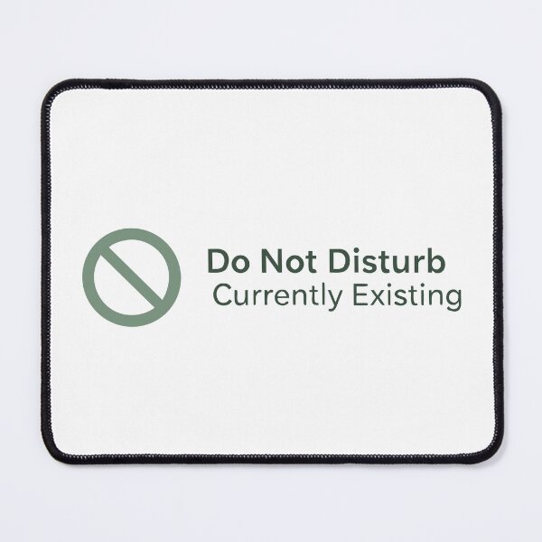 Item preview, Funny Minimalist Do Not Disturb Shirt | Currently Existing Introvert DND Tee designed and sold by mantra2023.