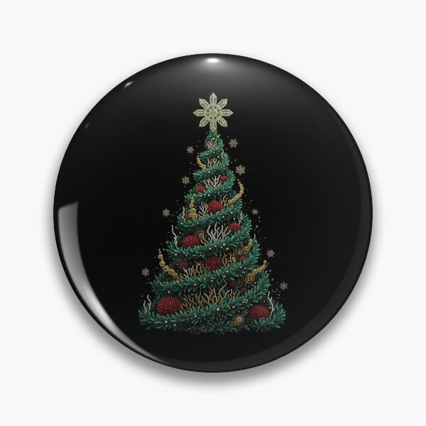 Item preview, Ornate Golden Spiral and Red Anemone Christmas Tree designed and sold by zzz888.