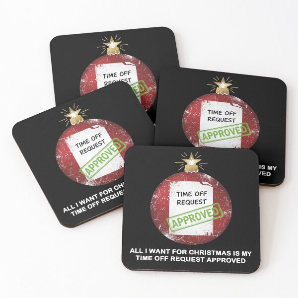 Item preview, Time Off Request Approved T-Shirt | Funny Work Christmas HR Gift designed and sold by SylwiaPrint.