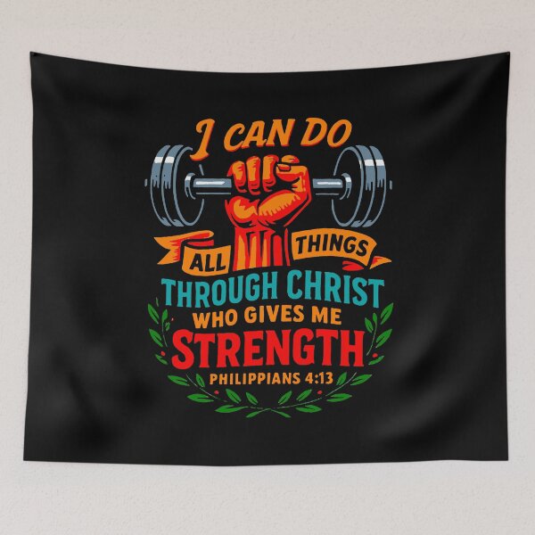 Item preview, Philippians 4:13 I can do all things through Christ who gives me strength designed and sold by plushism.