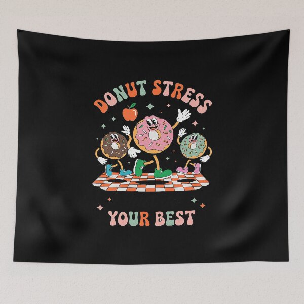 Item preview, Donut Stress Just Do Your Best Test Day Teachers Kids Groovy  designed and sold by MathisBellanger.